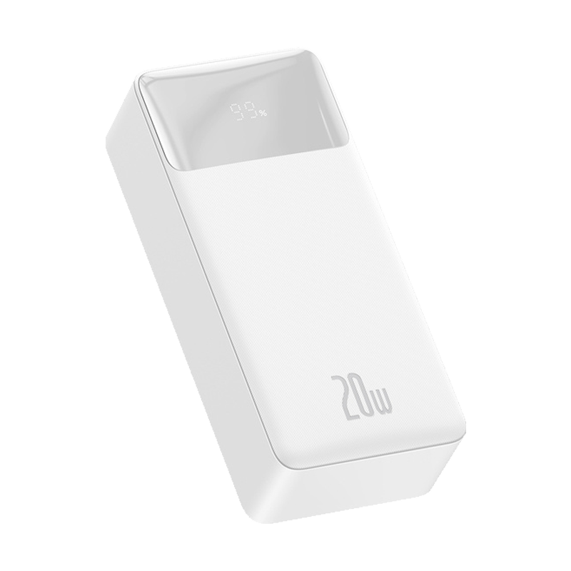Power Bank Baseus Bipow 30000mAh PD, QC3 20W White