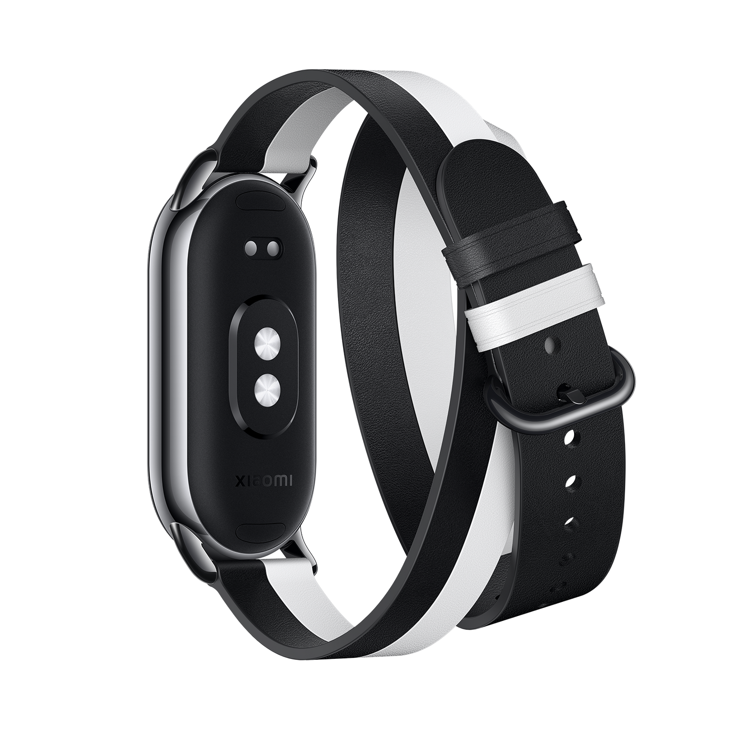 Xiaomi Smart Band 8 Double Wrap Strap Black And White