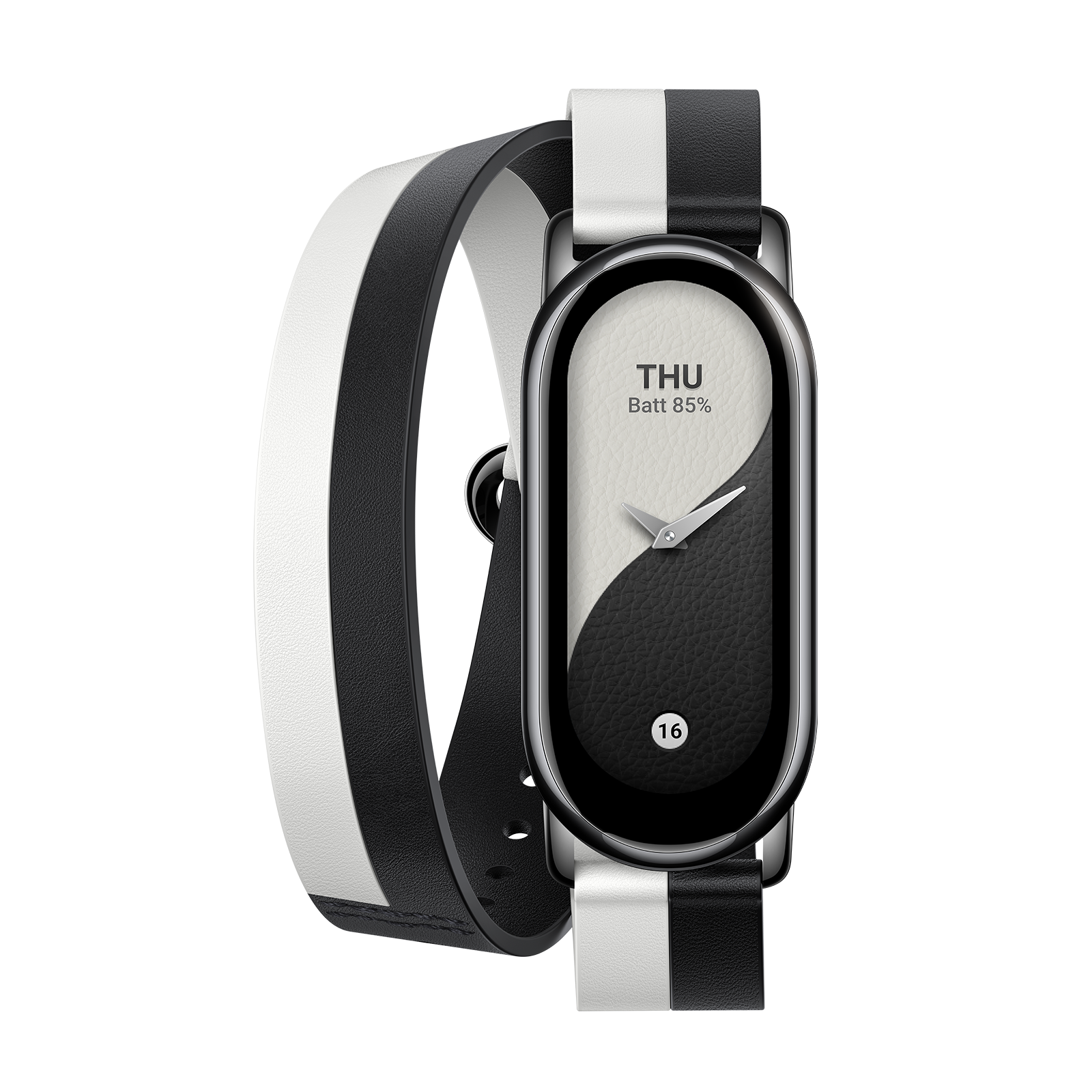 Xiaomi Smart Band 8 Double Wrap Strap Black And White