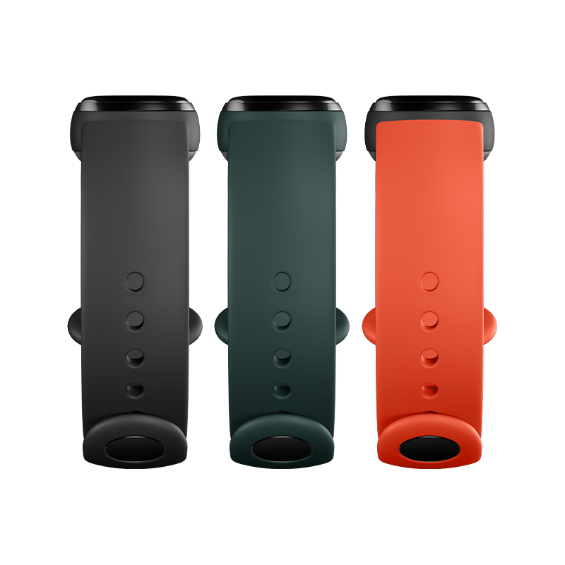 Mi Smart Band 5 Strap (3-pack) (Black, Orange, Cyan)