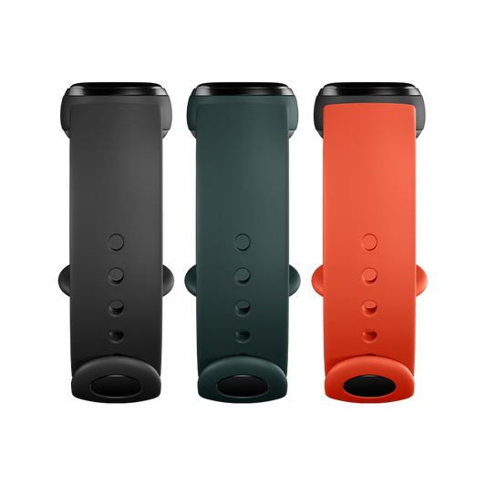 Mi Smart Band 5 Strap (3-pack) (Black, Orange, Cyan)