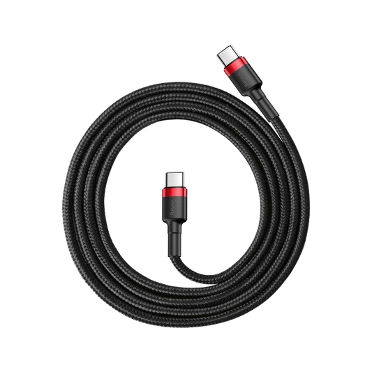 Kabel USB-C Baseus Cafule PD2.0 60W 1m Czarny