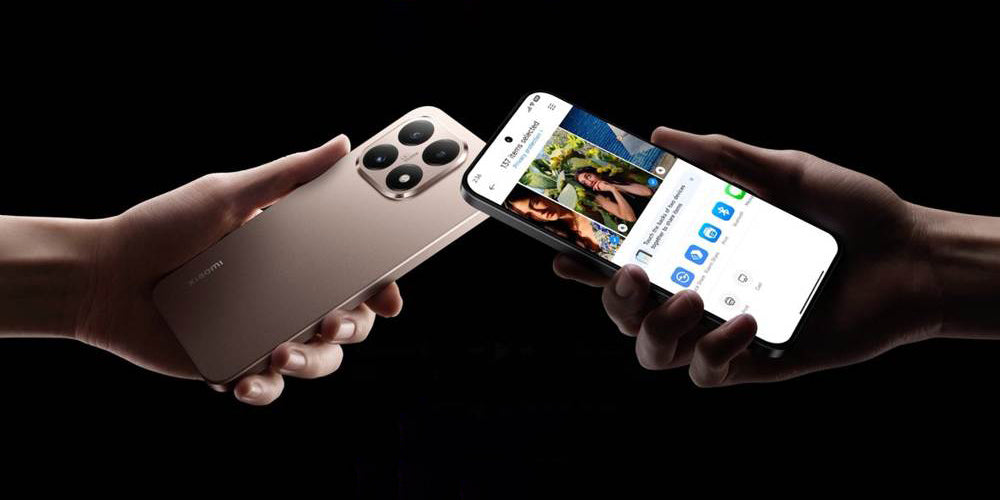 Dwa Smartfony Xiaomi.