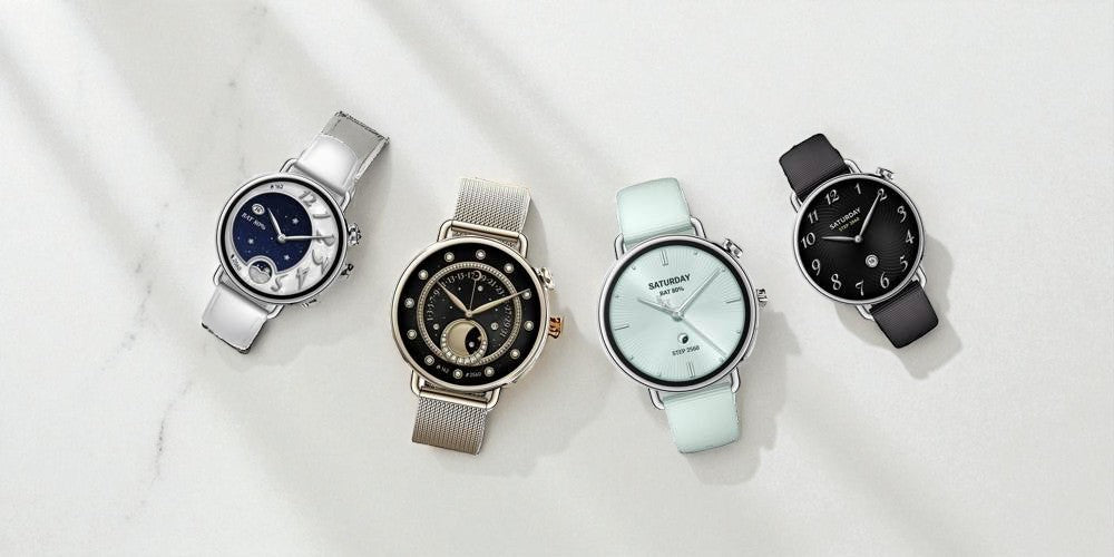 Cztery smartwatche w 4 kolorach Xiaomi Watch S4 41 mm.