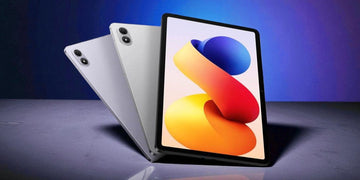 Tablet Redmi Pad 2 Pro na fioletowym tle.