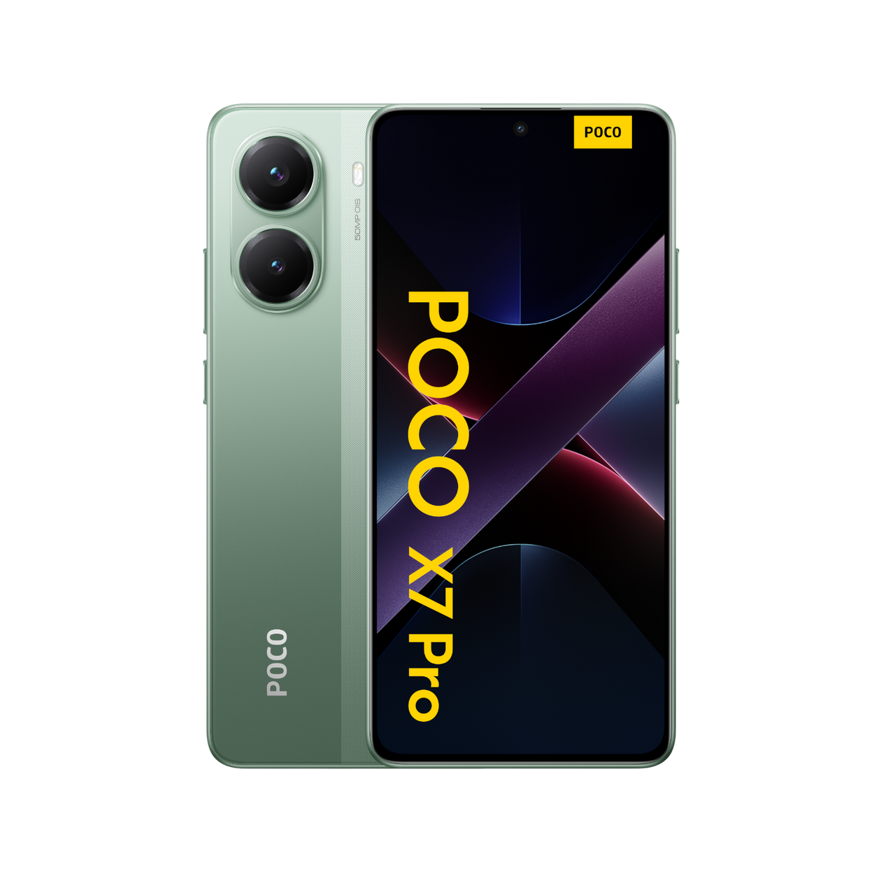 Xiaomi　POCO X7 Pro スマートフォン本体 Smartfon POCO X7 Pro AMOLED 120Hz Black | Wariant 12/512GB - Green