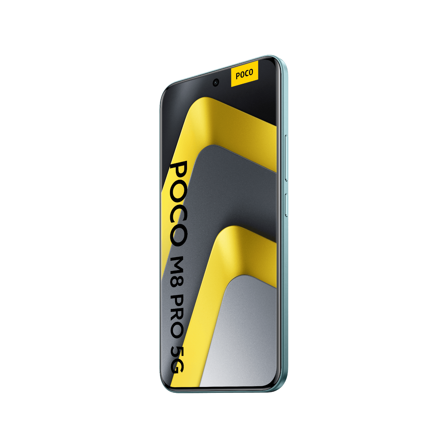 POCO M8 Pro 5G zielony przód bok 2