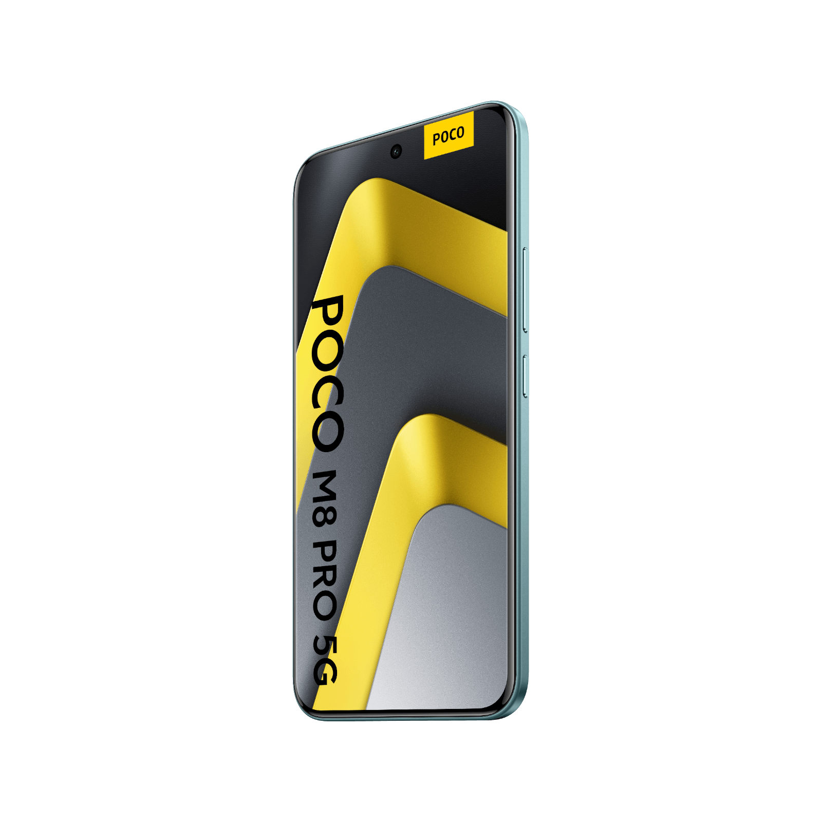 POCO M8 Pro 5G zielony przód bok 2