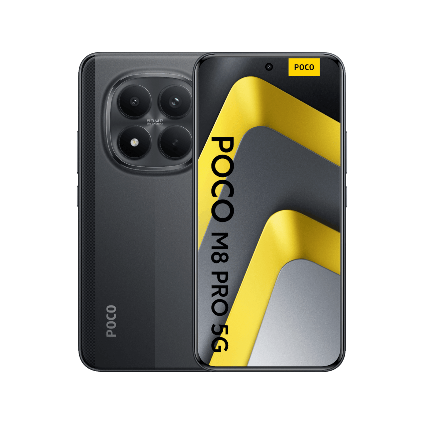 POCO M8 Pro 5G czarny przód tył