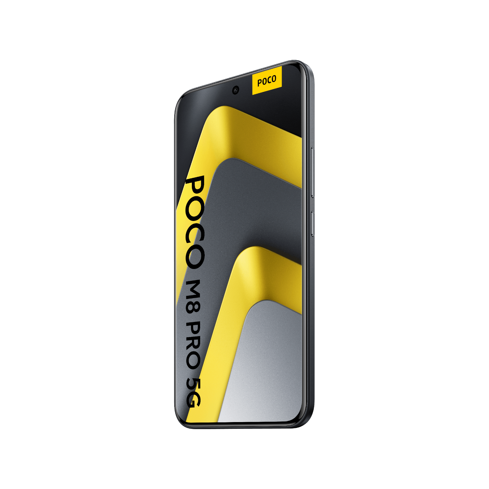 POCO M8 Pro 5G czarny przód bok