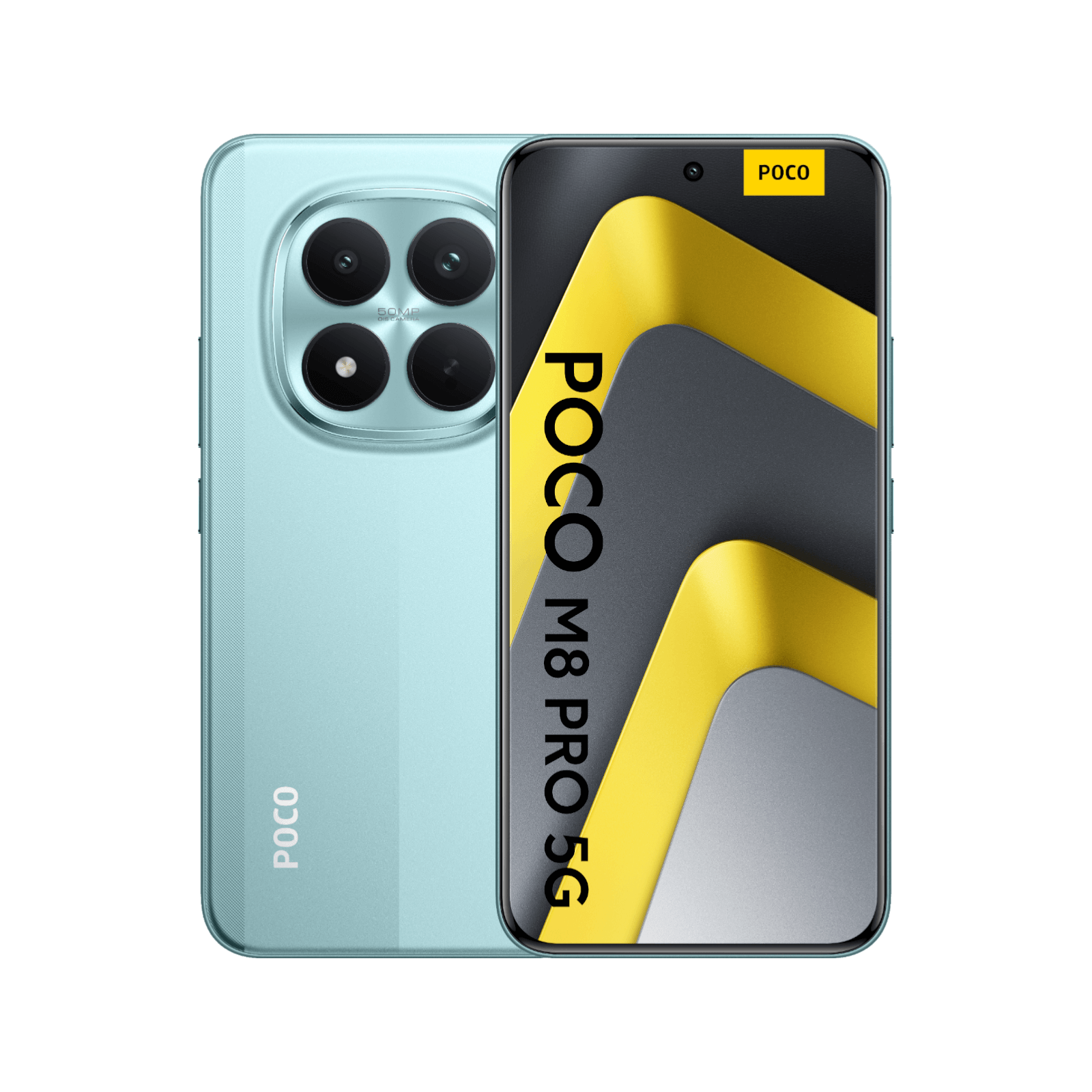 POCO M8 Pro 5G zielony tył przód