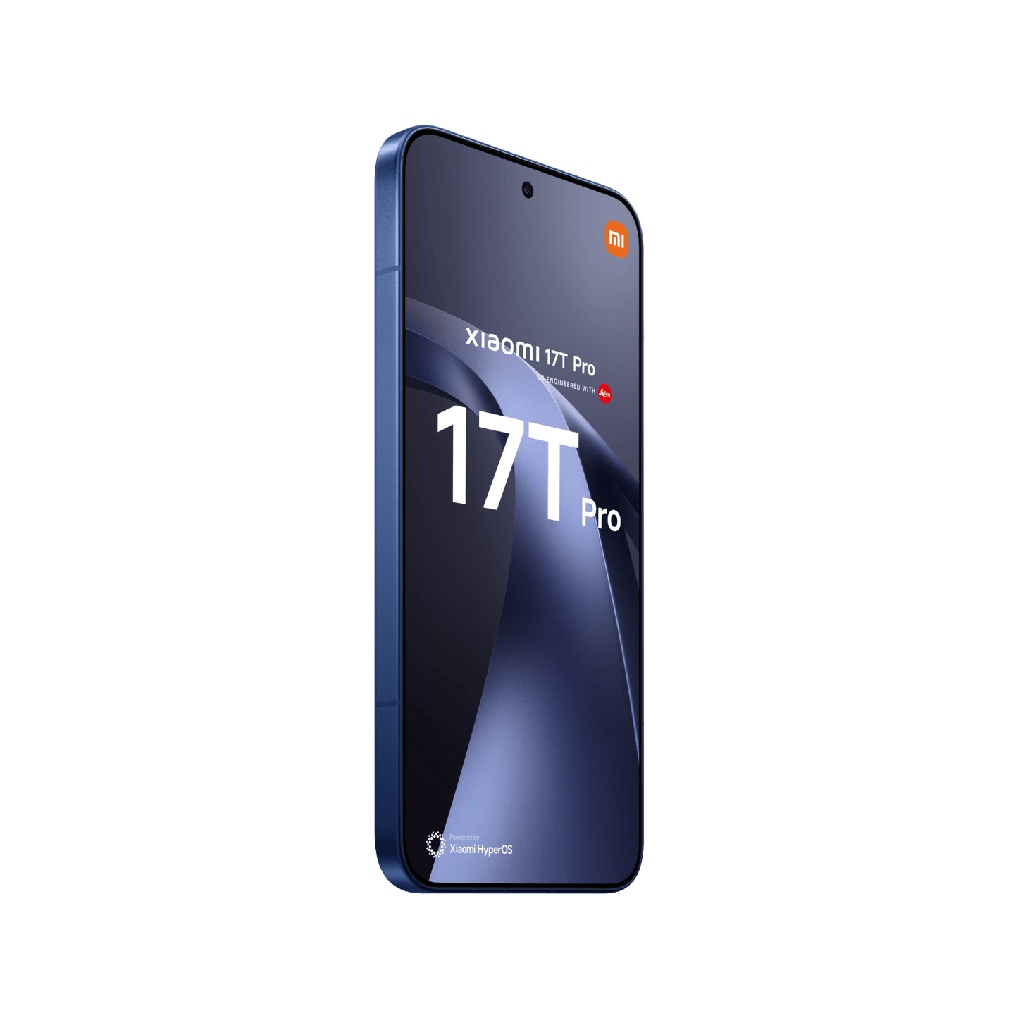 Smartfon Xiaomi 17T Pro Niebieski Przedni, lewy bok