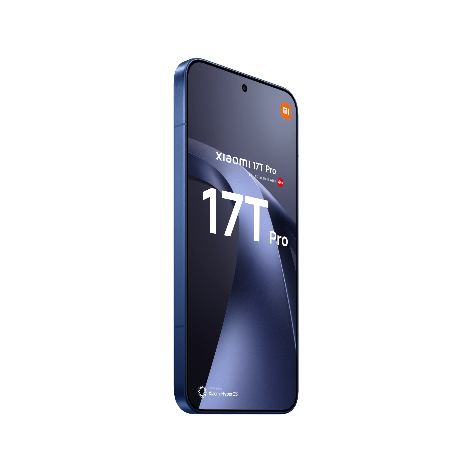 Smartfon Xiaomi 17T Pro Niebieski Przedni, lewy bok