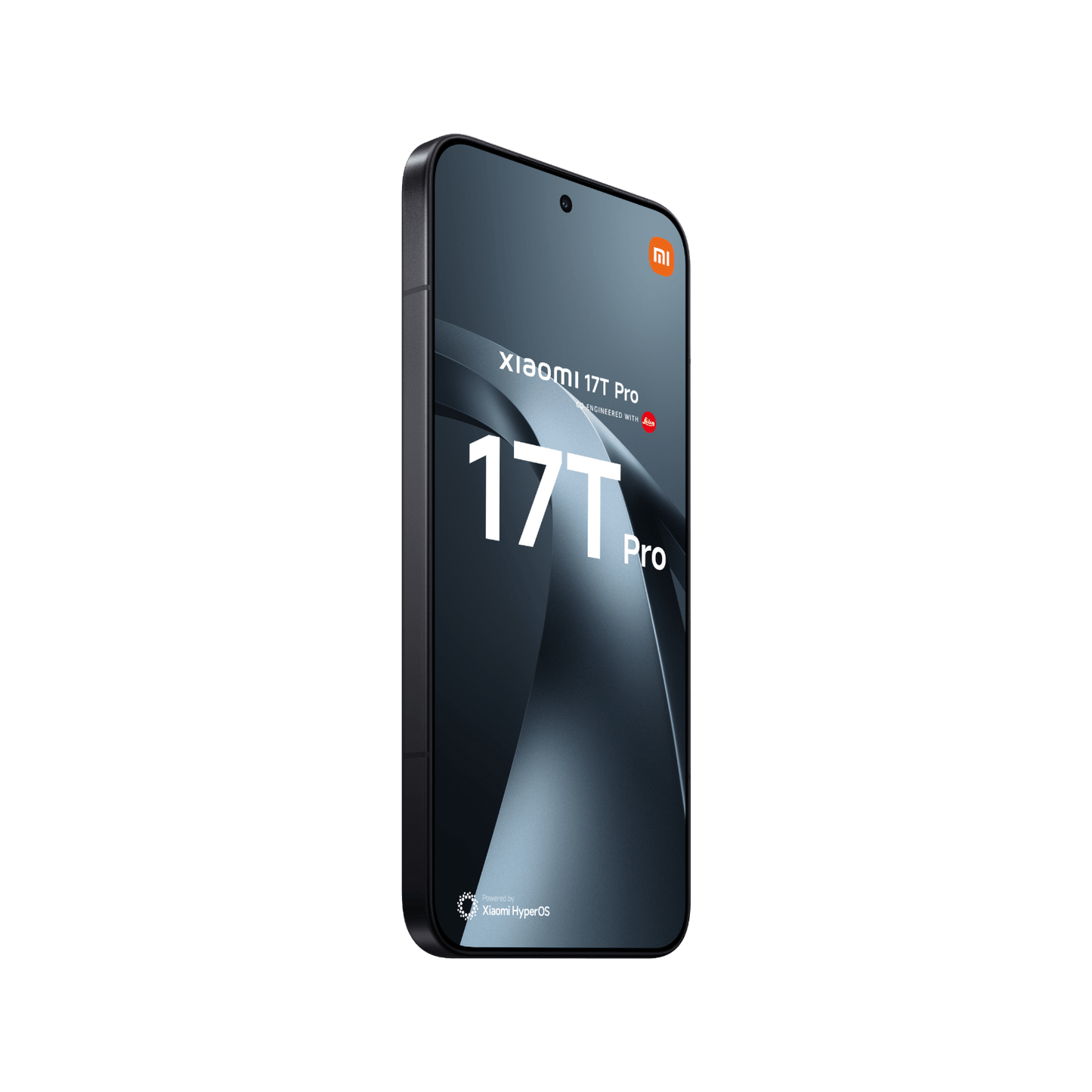 Smartfon Xiaomi 17T Pro Czarny Przedni, lewy bok