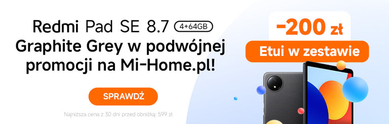 Redmi Pad SE 8,7" - promocja na Mi-Home.pl