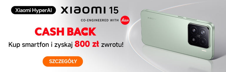 Xiaomi 15 CASHBACK na Mi-Home.pl