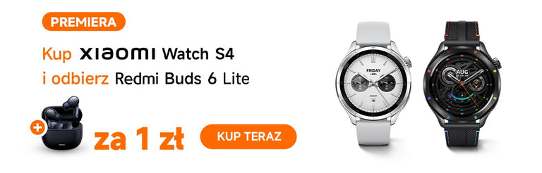 Xiaomi Watch S4 w zestawie ze słuchawkami