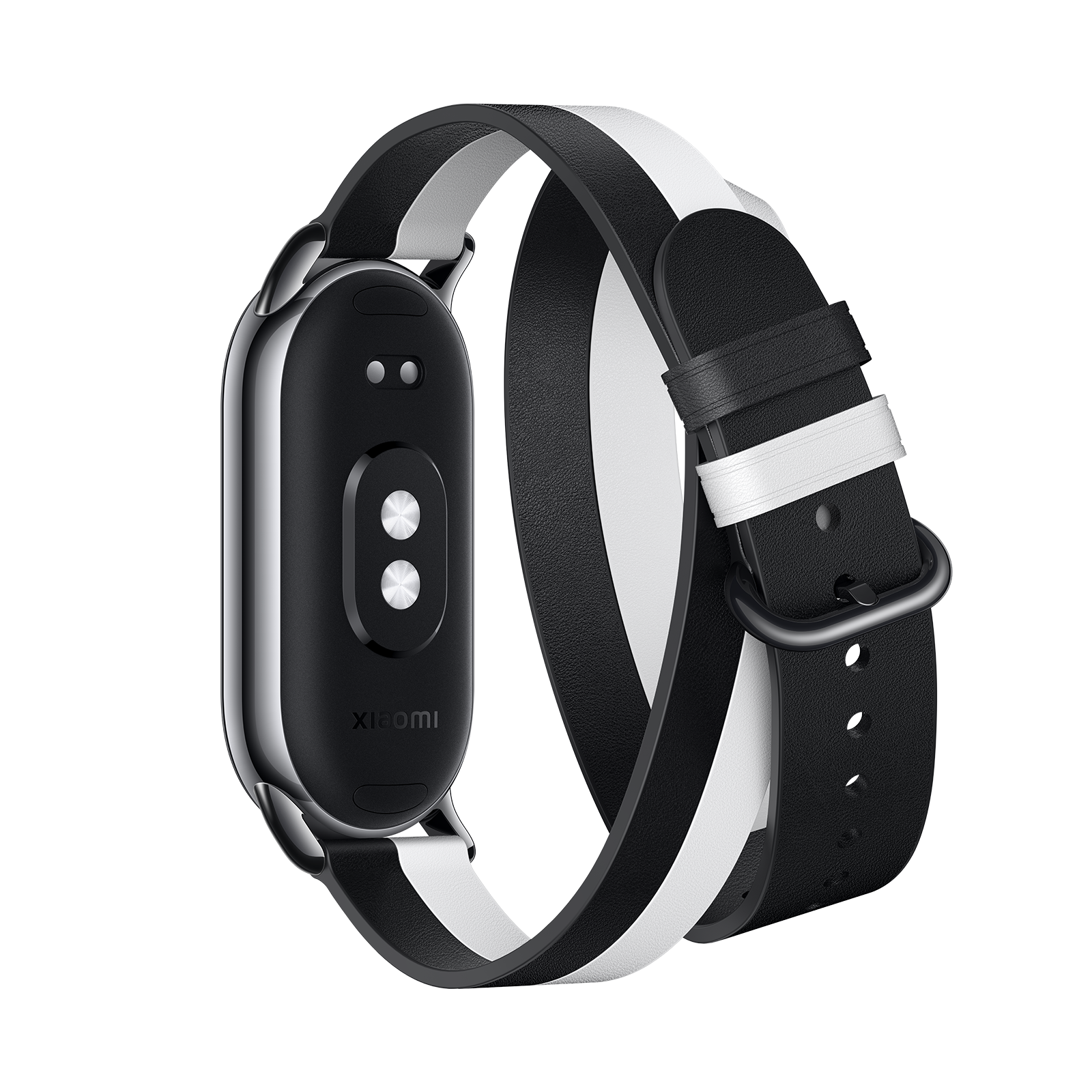 Xiaomi Smart Band 8 Double Wrap Strap Black And White