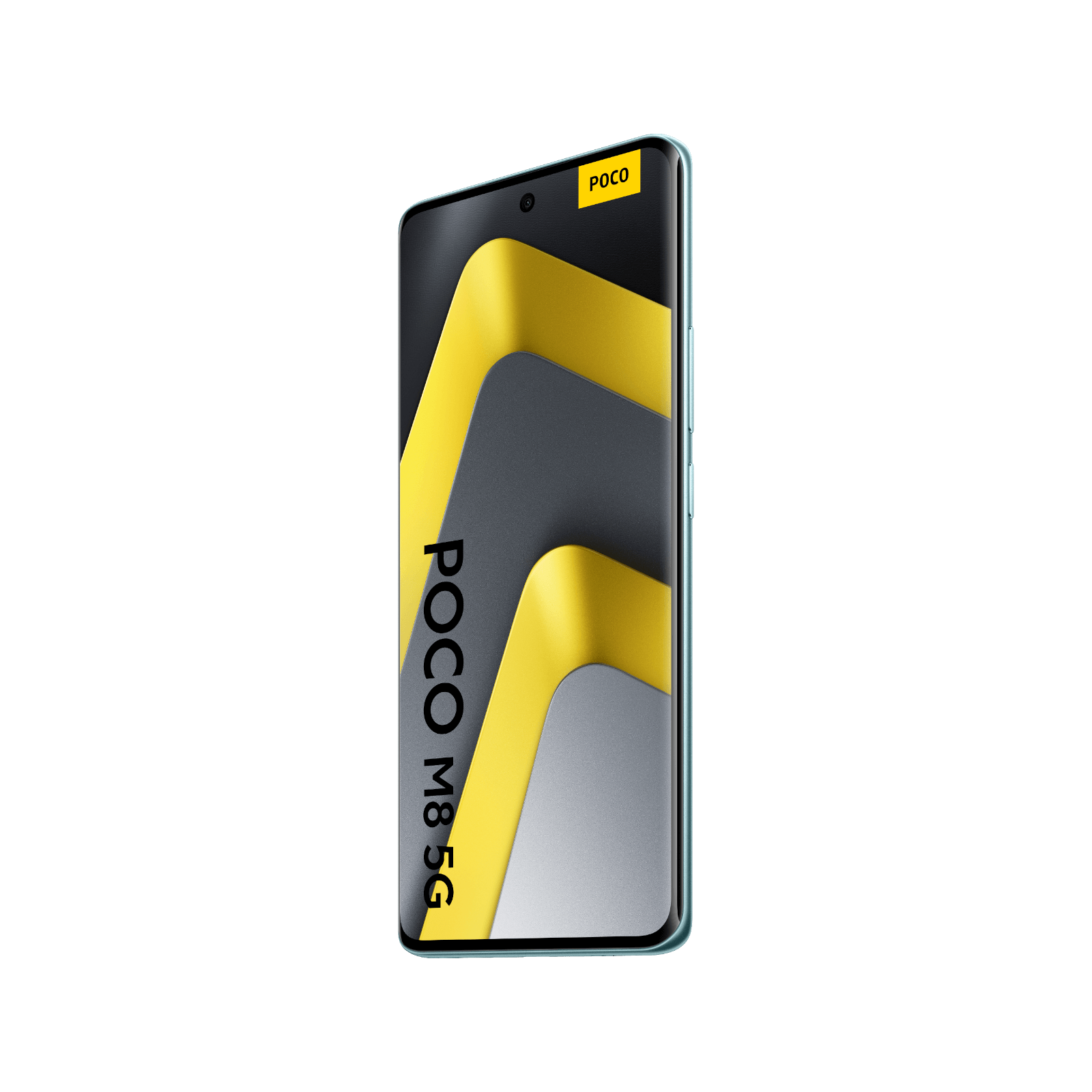 POCO M8 5G zielony przód bok