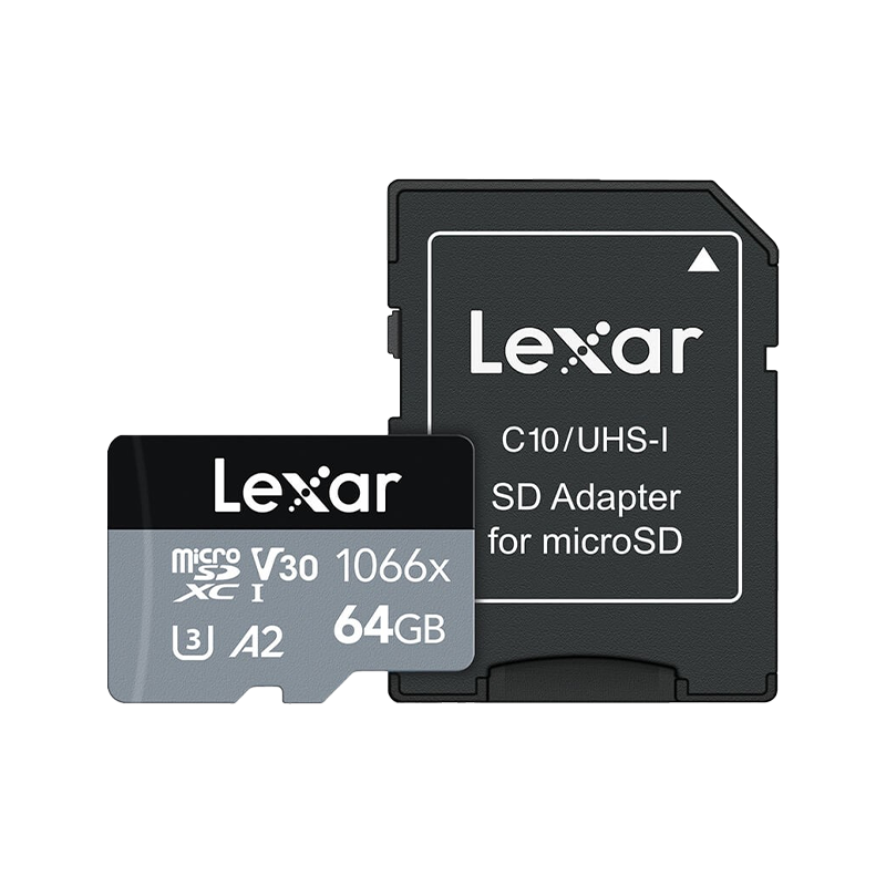 Lexar microSDXC Card C10 UHS-I A1 V30 U3 64GB