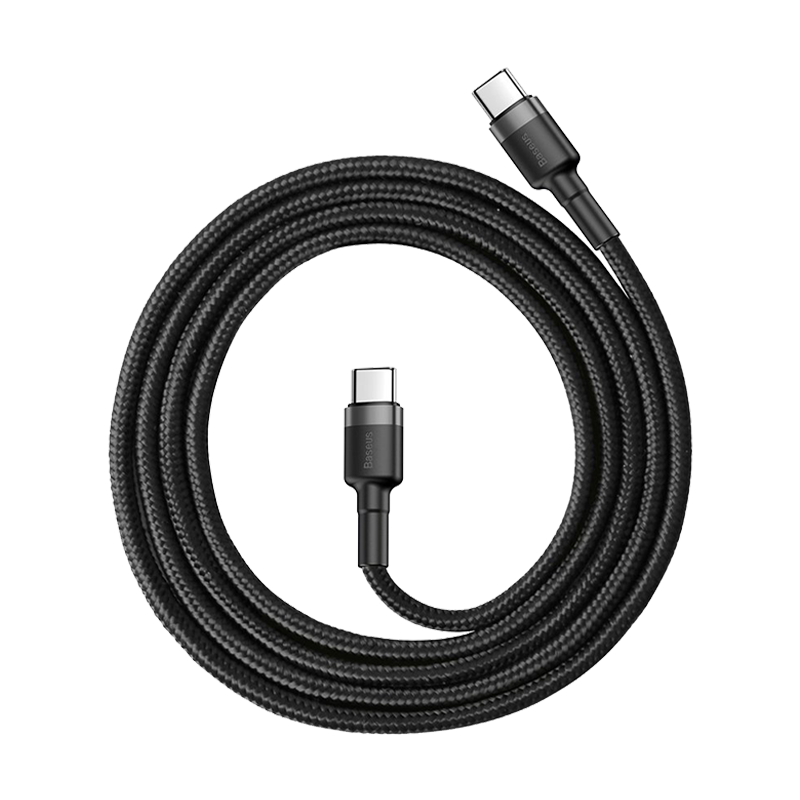 Nylonowy kabel Baseus Cafule USB-C 60W (CATKLF-GG1)