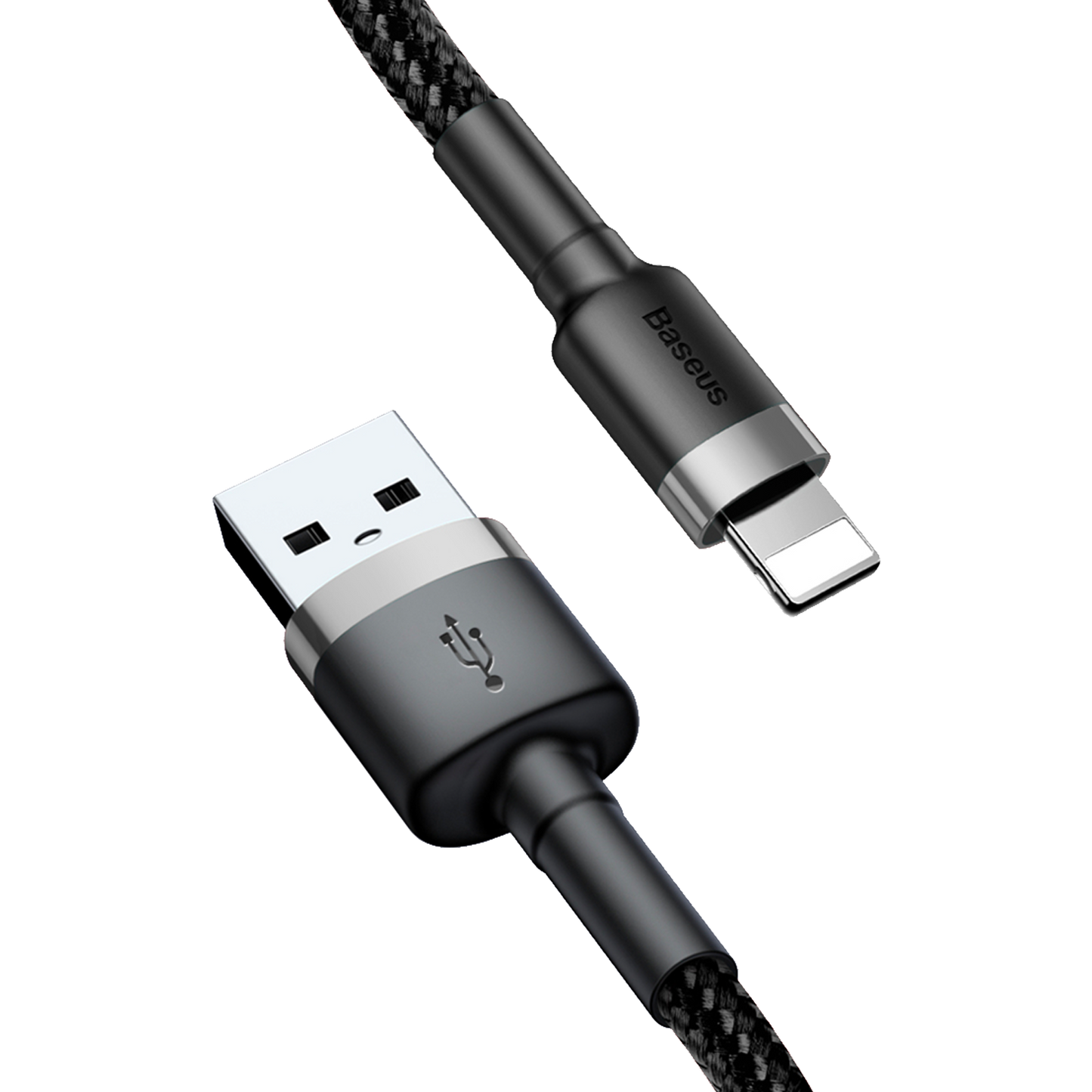 Kabel USB-A Lightning Baseus Cafule 1.5A 2m Czarno-szary
