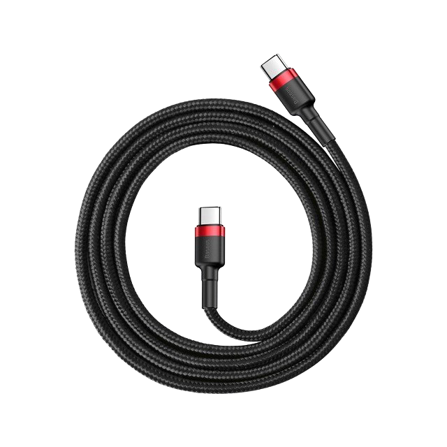 Kabel USB-C Baseus Cafule PD2.0 60W 1m Czarny